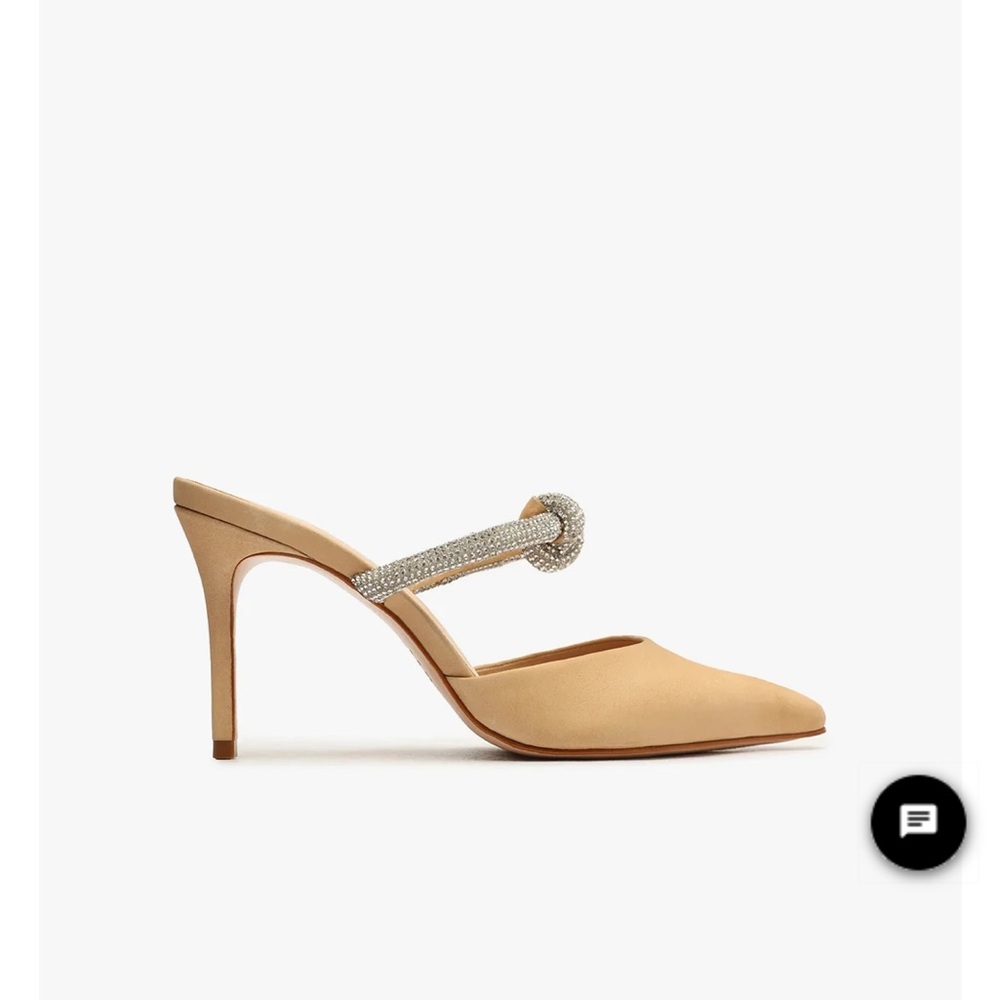 SCHUTZ Pearl Leather Mule